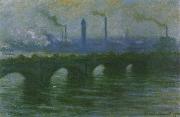 Waterloo Bridge,Overcast Weather Claude Monet